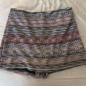 Aqua bloomingdales multicolored tweed skort